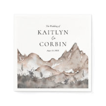 ニュートラルトーンマウン結婚テンのナプキン