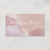 ニュートラルトーンミニマリストQRコードプロフェッショナル 名刺 (正面)