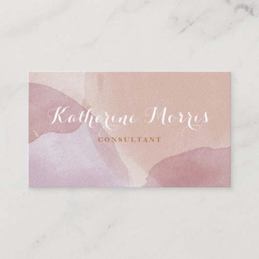 ニュートラルトーンミニマリストQRコードプロフェッショナル 名刺 (正面)