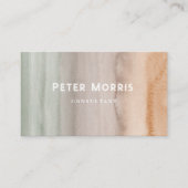 ニュートラルトーンミニマリストQRコードプロフェッショナル 名刺 (正面)