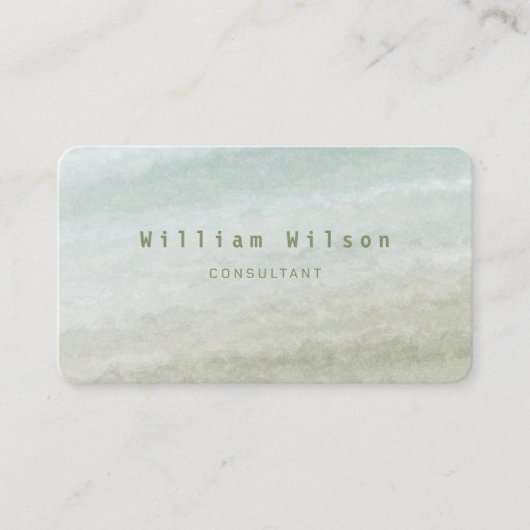 ニュートラルトーンミニマリストQRコードプロフェッショナル 名刺 (正面)