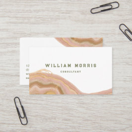 ニュートラルトーンミニマリストQRコードプロフェッショナル 名刺