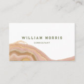 ニュートラルトーンミニマリストQRコードプロフェッショナル 名刺 (正面)