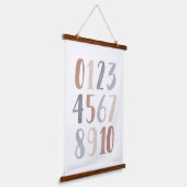 ニュートラルナンバーズボホキッズルームデコール 吊り下げ型タペストリー (傾斜あり)