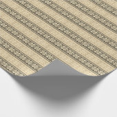 ニュートラルニットのクリスマススノーフレークモダンの冬 ラッピングペーパー (角)