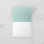 ニュートラルバニー赤ちゃんシャワーありがとう サンキューカード (内部)