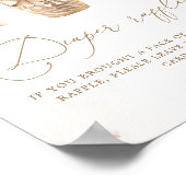 ニュートラルバルーンオムツラッフル付きテディベア ポスター (角)