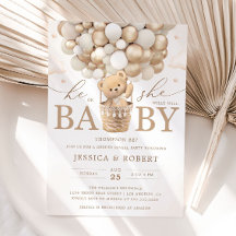 ニュートラルバルーン付きテディベア性別の表示