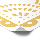 ニュートラルパペルインスパイアピカド結婚のウェルカムサイン ポスター (角)