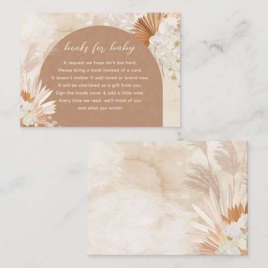 ニュートラルパンパスブックベビーカード エンクロージャーカード (正面/裏面)