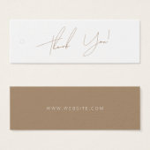 ニュートラルビジネスサンキューラベルつるラベル (正面&裏面)