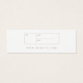 ニュートラルビジネス服サンキューラベルつるラベル (裏面)