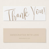 ニュートラルビジネス服サンキューラベルつるラベル (正面&裏面)