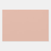 ニュートラルピンクシルバーグリーンパステルシェード ラッピングペーパーシート (正面)