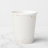 ニュートラルピーターザラビットファースト誕生日 紙コップ (裏面)