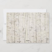 ニュートラルファームハウスグリーナリー樺の木フォトコラージュ シーズンカード (裏面)