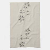 ニュートラルファームハウスフローラ設立年 キッチンタオル (縦)