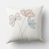 ニュートラルフラワーズチルドレン子供部屋クッション クッション (裏面)