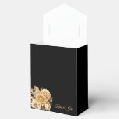 ニュートラルフラワーブーケ結婚の感謝 –  フェイバーボックス (オープン)