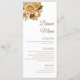 ニュートラルフラワーブーケ結婚ホワイトのメニュー メニュー