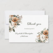 ニュートラルフローラボタニカルベージングリー結婚ズ サンキューカード (正面)