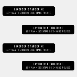 ニュートラルブラックキャンドル不正開封防止シールラベル ラベル