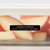 ニュートラルブラックキャンドル不正開封防止シールラベル ラベル (貼付)