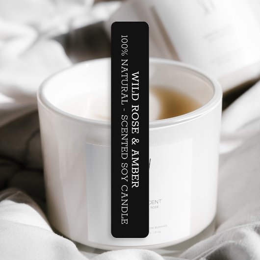 ニュートラルブラックキャンドル不正開封防止シールラベル ラベル