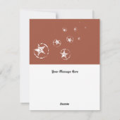 ニュートラルブリックのギザギザのサークルスター シーズンカード (裏面)