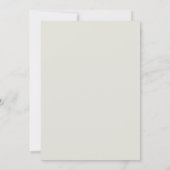 ニュートラルプレイドビール&バーベキュー結婚式招待状 招待状 (裏面)