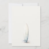 ニュートラルベビーオンボードサーフボードベビーシャワー サンキューカード (裏面)