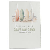 ニュートラルベビーオンボードサーフボードベビーシャワー ミディアムペーパーバッグ (正面)