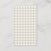 ニュートラルベビーシャワーブックベビーカード エンクロージャーカード (裏面)