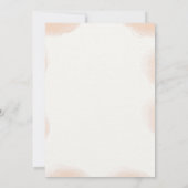 ニュートラルベビーシャワー招待状 | かわいいボホレインボー 招待状 (裏面)