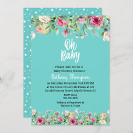 ニュートラルベビーシャワー_Ohベビー 招待状