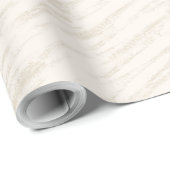 ニュートラルベージュアイボリーミニマルモダンリスト ラッピングペーパー (ロールコーナー)