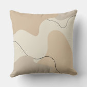 ニュートラルベージュカラーの組み合わせ クッション (裏面)