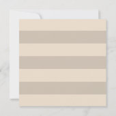 ニュートラルベージュスターフィッシュビーチ結婚式 招待状 (裏面)