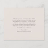 ニュートラルベージュタンモダンバジェットビジネスありがとう チラシ (裏面)