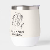 ニュートラルベージュフローラカップル (左面)