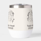 ニュートラルベージュフローラカップル (正面)