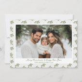 ニュートラルホリーベリークリスマスカード シーズンカード (正面)