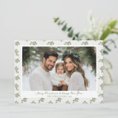 ニュートラルホリーベリークリスマスカード シーズンカード (スタンド正面)