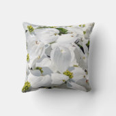 ニュートラルホワイトコーナレスドフラワーズ花模様ズバイアヴァ クッション (裏面)