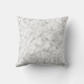 ニュートラルホワイトフローラアジサイ装飾用クッション クッション (裏面)