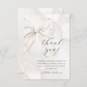 ニュートラルボウクラウドナイン赤ちゃんシャワー サンキューカード (正面/裏面)