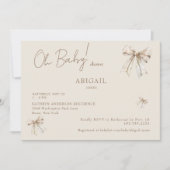 ニュートラルボウズOhベビーシャワー招待状 招待状 (正面)