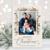 ニュートラルボタニカルクリスマスカード カード