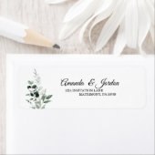 ニュートラルボタニカル差出人住所ラベル ラベル (インサイチュ)