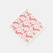 ニュートラルボタニカル – ポピズピンク スタンダードカクテルナプキン (角)